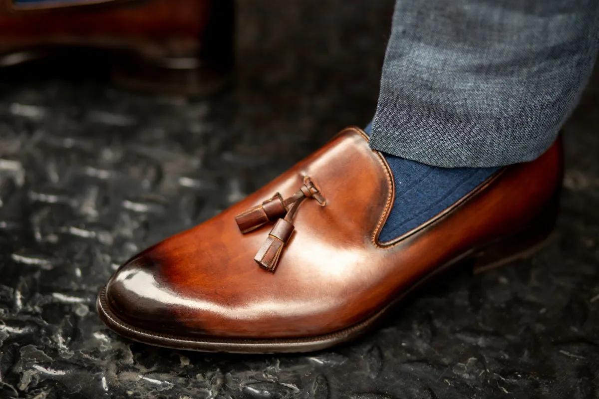 The Chaplin Tassel Loafer - Brown