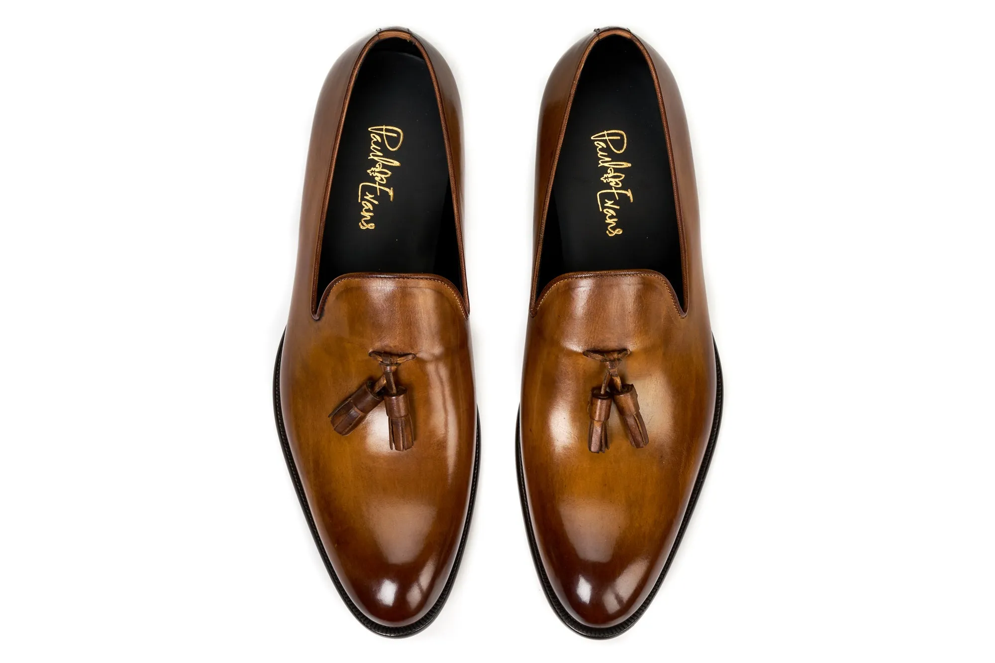 The Chaplin Tassel Loafer - Tobacco