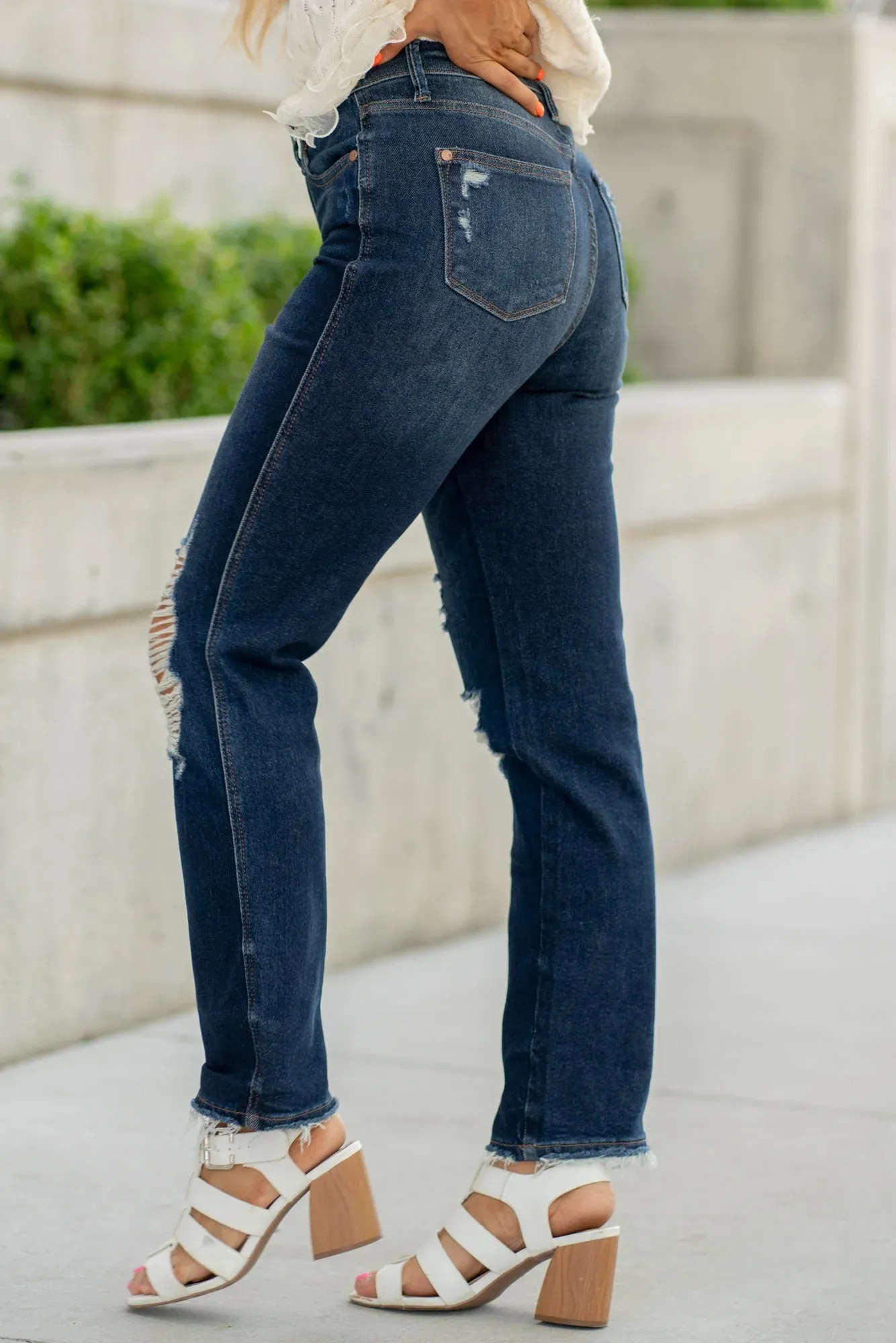 The Hayes Montana - High Waist Rigid Magic Judy Blue Straight Jeans