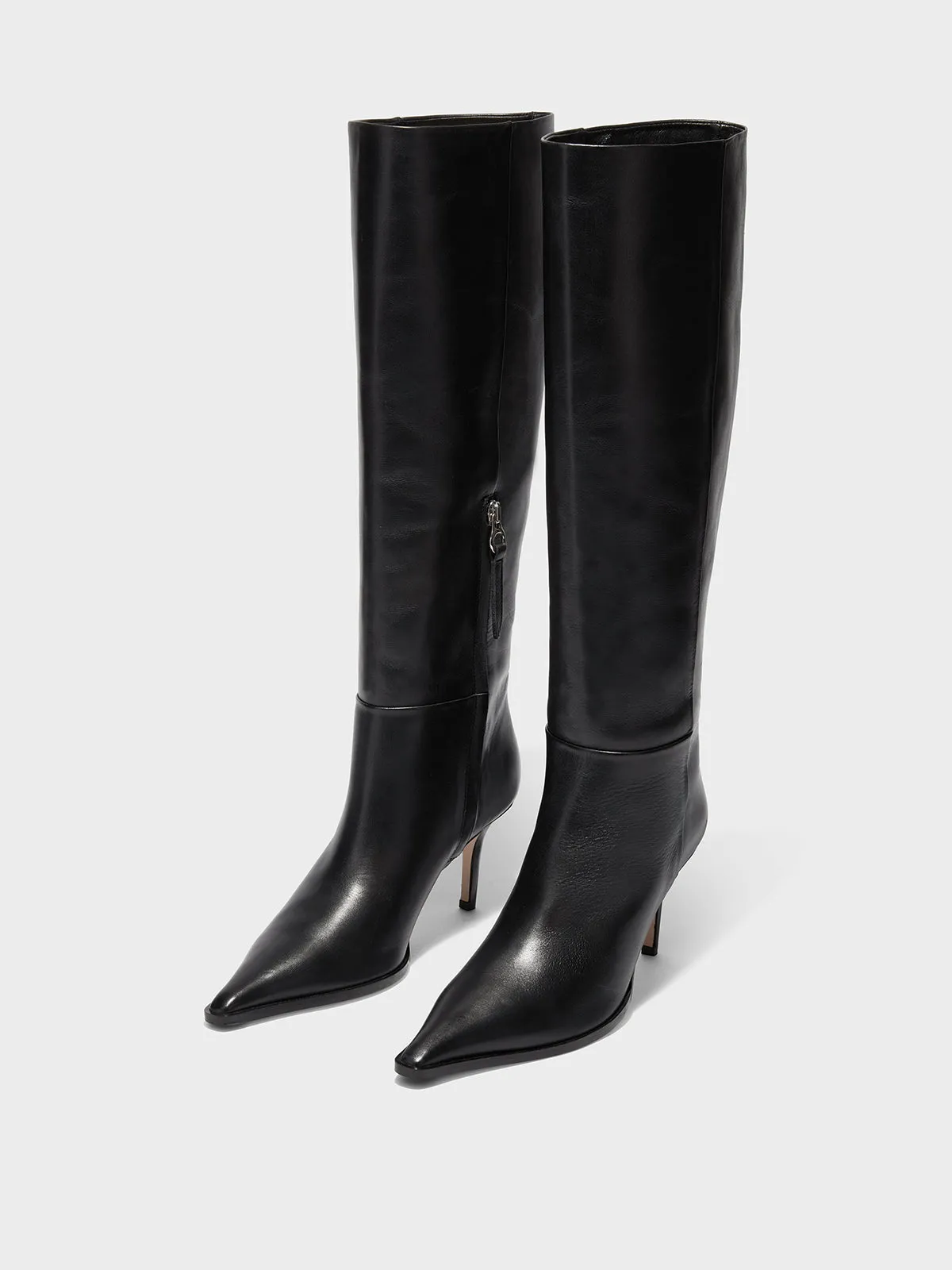 Tula Leather Knee-High Boots