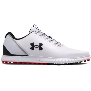 Under Armour Medal 2 Wide Spikeless Golf Shoes - White/Mod Gray/Black