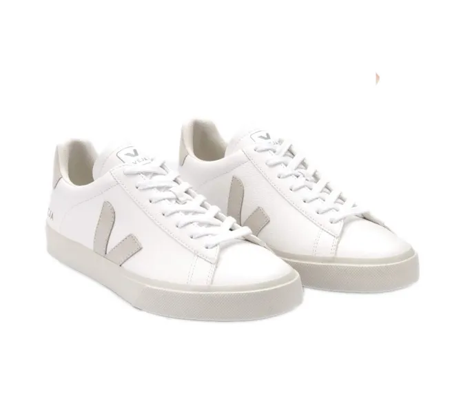 VEJA Campo Chromefree white natural suede men