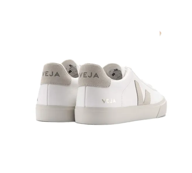 VEJA Campo Chromefree white natural suede men