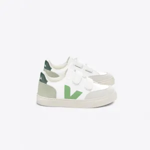 VEJA Kids Small V-12 | Extra White Multico-Clay