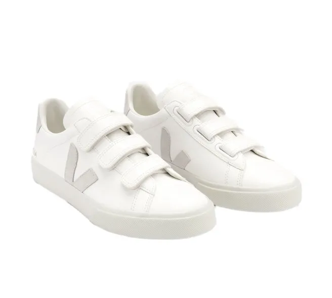 VEJA Recife chromefree leather white natural women