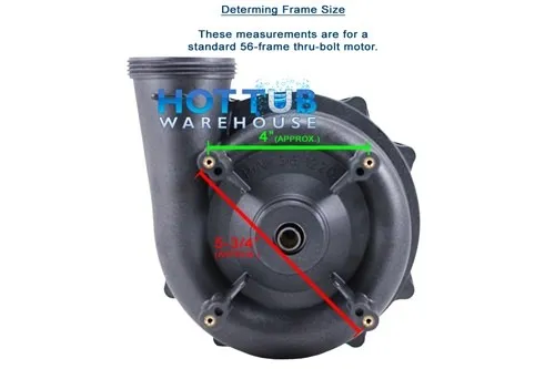 Waterway Executive 2 Horsepower 2 Spd 56 Frame Pump 3720821-13 - 2.5" Intake