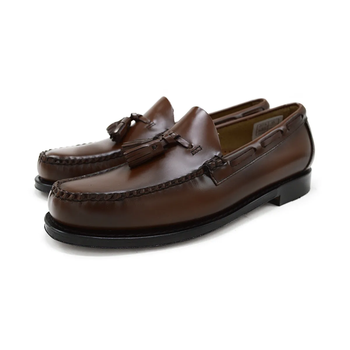 Weejuns Larkin Tassel Loafers Brown Leather